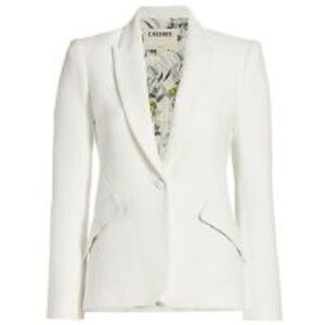 L'AGENCE Elegant White Blazer